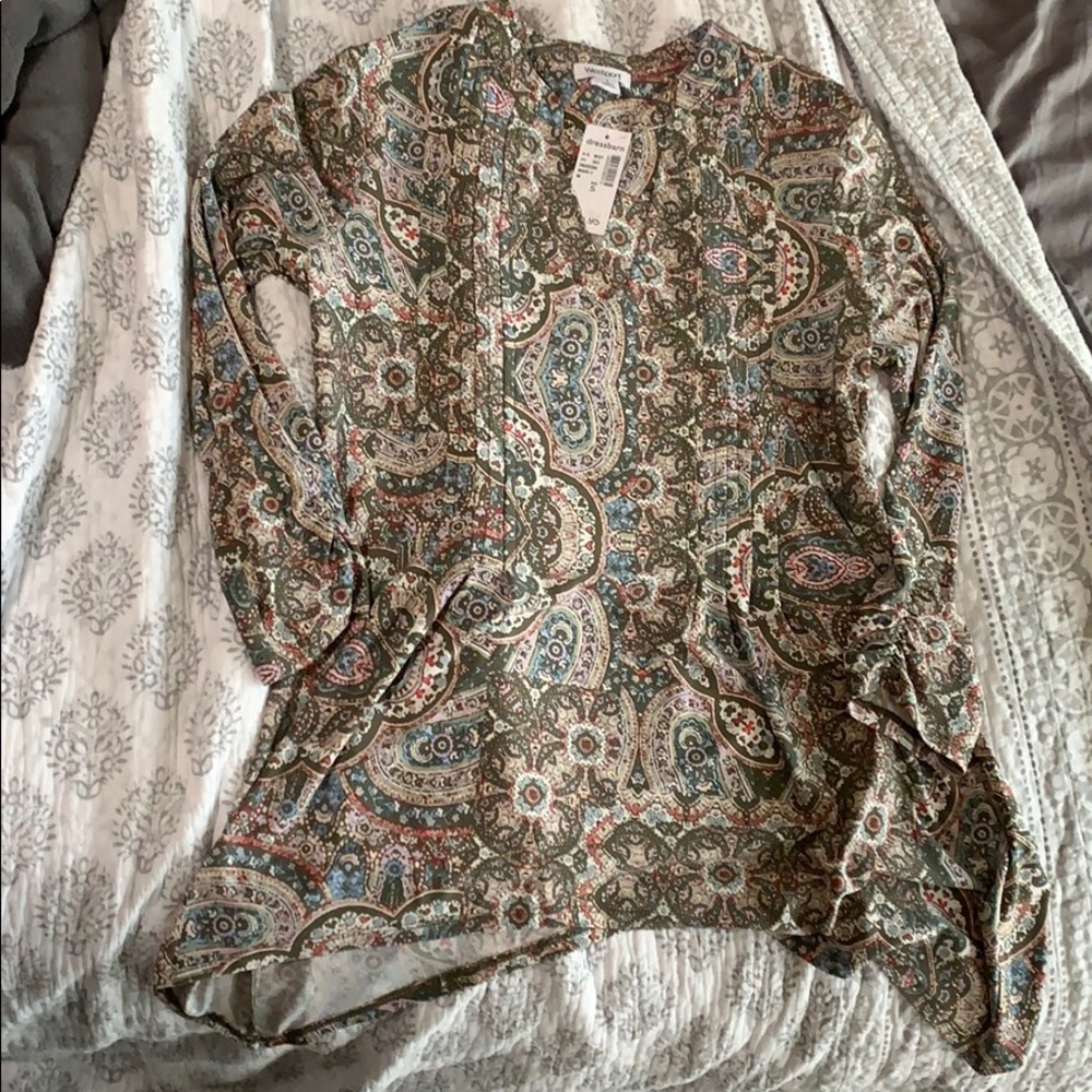 Westport Paisley Print Blouse